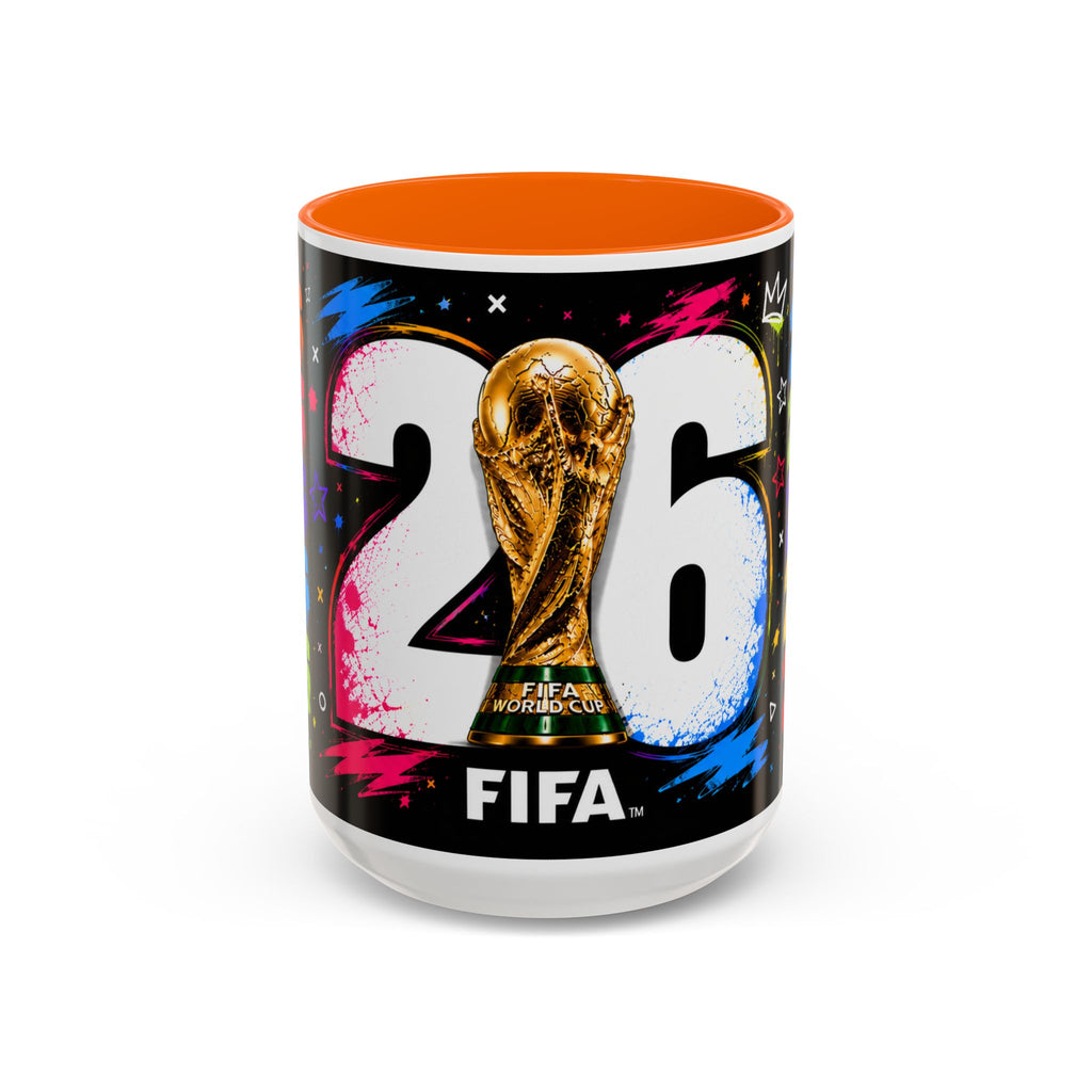 2026 FIFA World Cup Coffee Mug — Colorful Trophy Design (11/15oz)