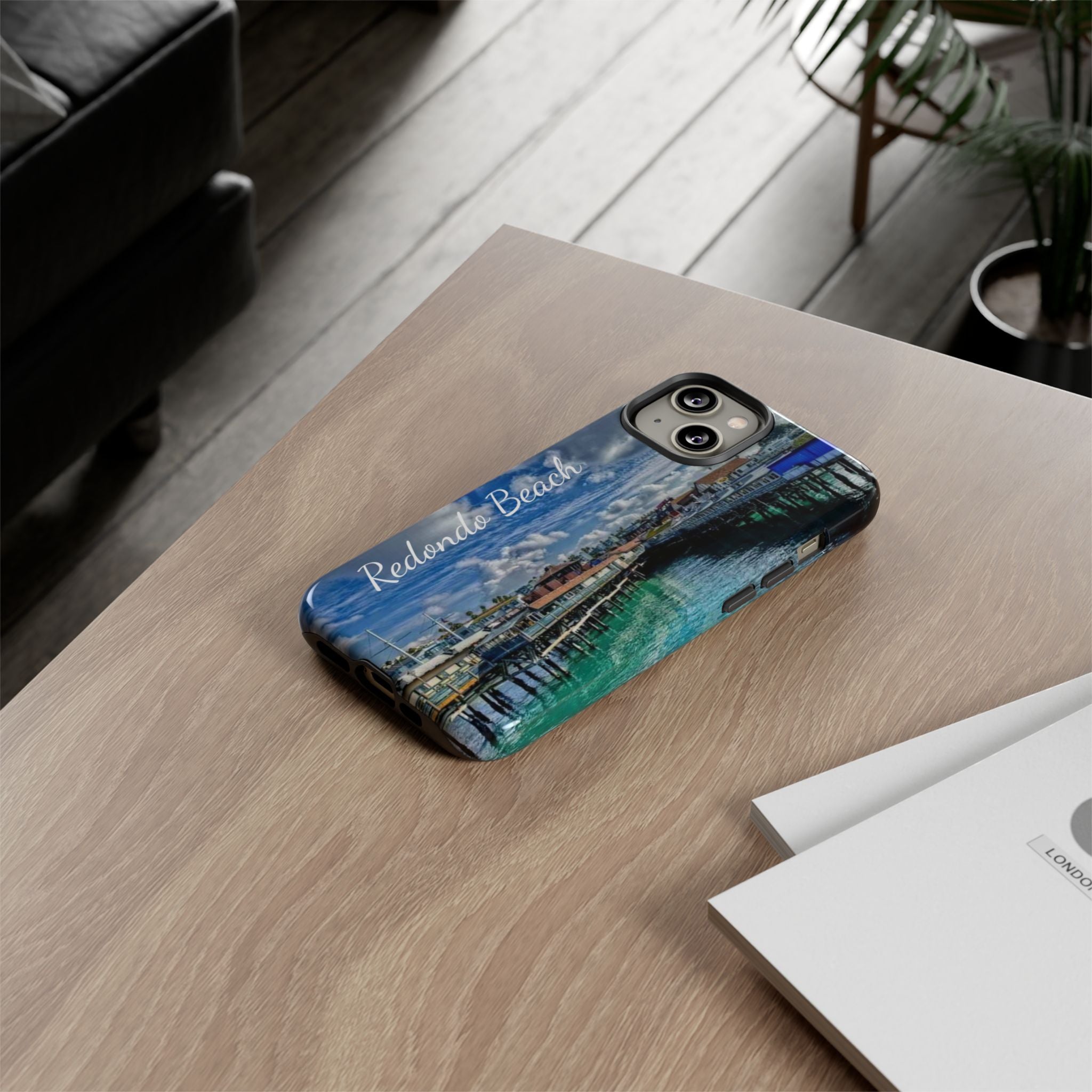 Phone Cases, Redondo Beach California King Harbor Design, Protective Covers, iPhone Accessories, Samsung Accessories, Gift for Travelers