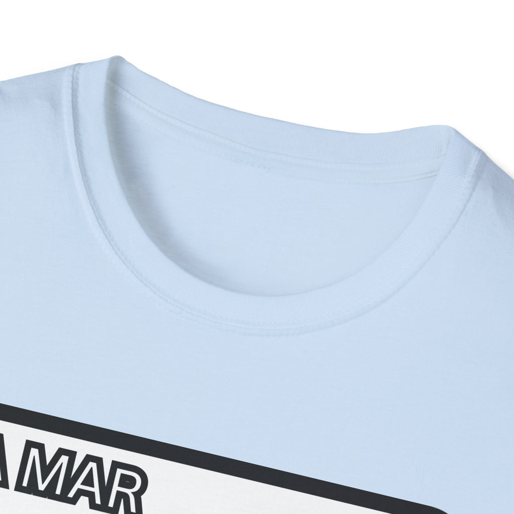 La Mar Theater Manhattan Beach  T-Shirt | Vintage Black & White Urban Graphic YKIYK