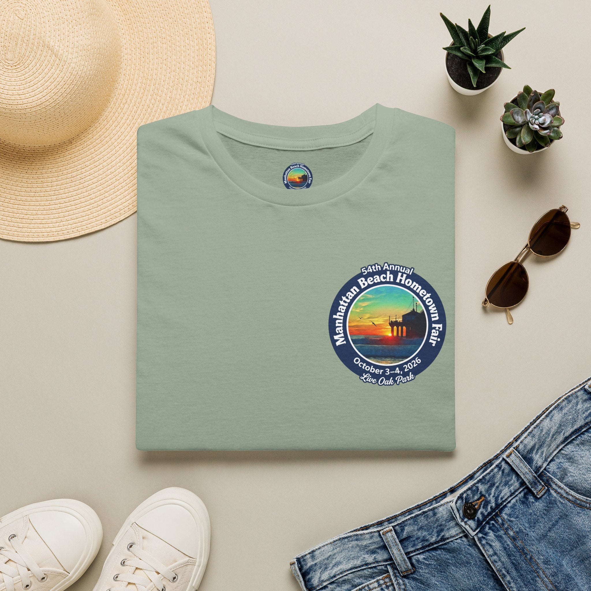 Manhattan Beach Hometown Fair Sunset T-Shirt 2026