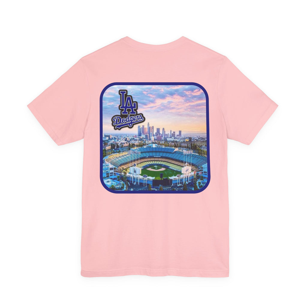 Los Angeles (Front and Back Printing) Mens Womans Jersey Short Sleeve Tee