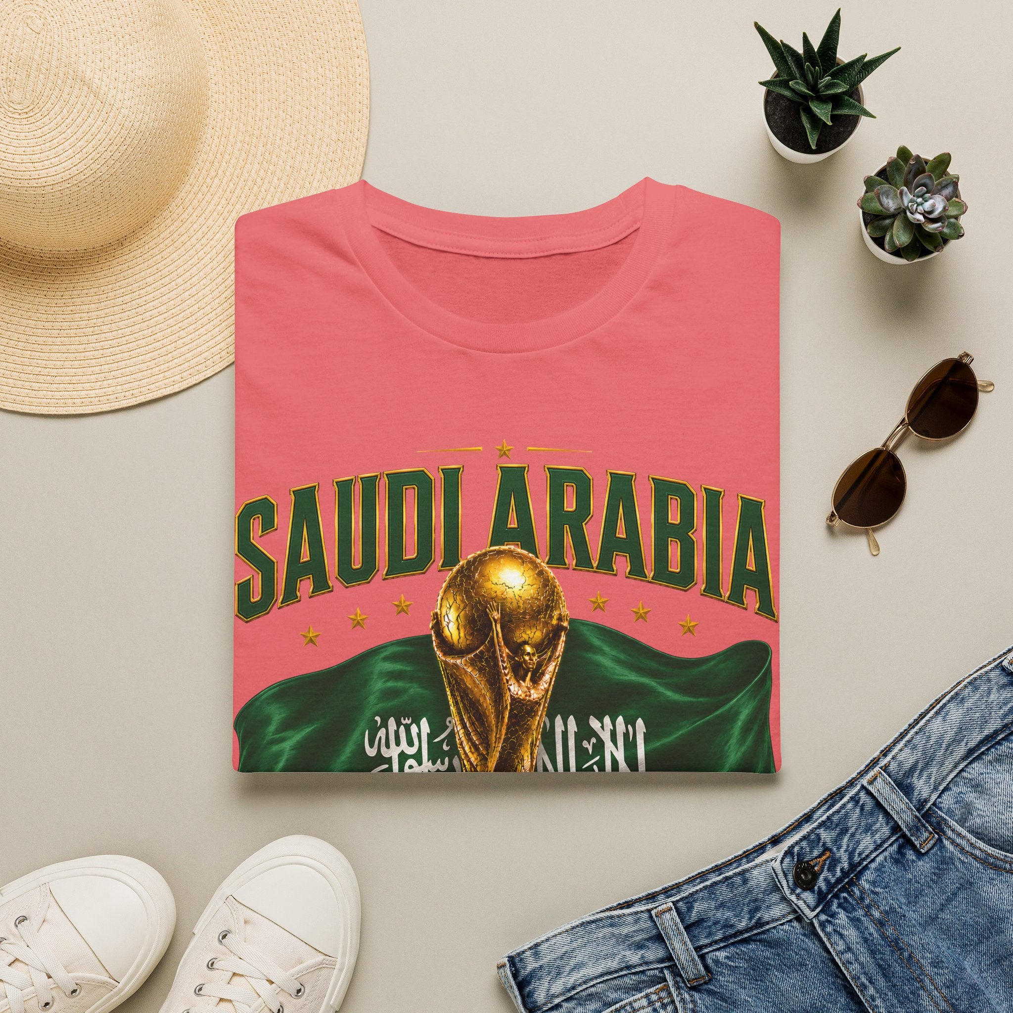 Saudi Arabia 2026 World Cup T-Shirt – Soccer Champion Trophy Design
