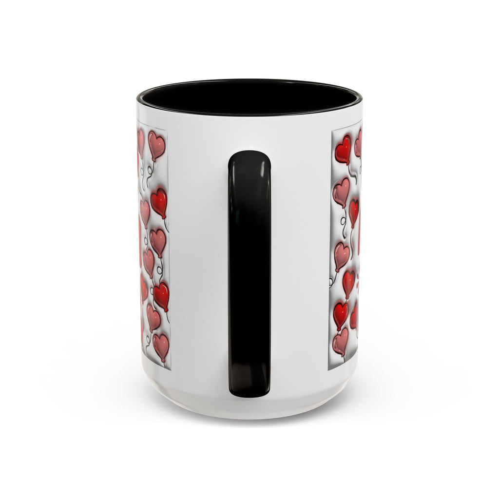 Best Mom Ever Valentines Day Hearts Accent Coffee Mug (11, 15oz)