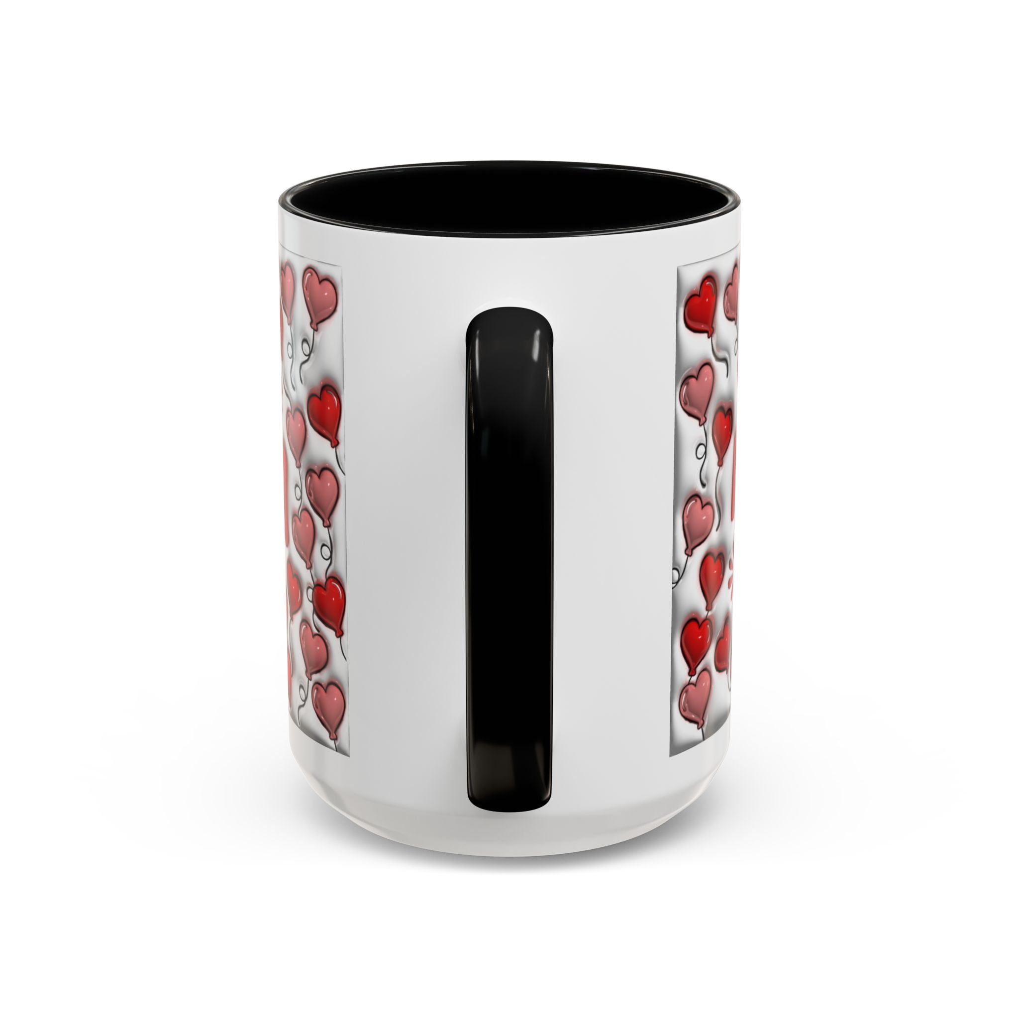 Best Mom Ever Valentines Day Hearts Accent Coffee Mug (11, 15oz)