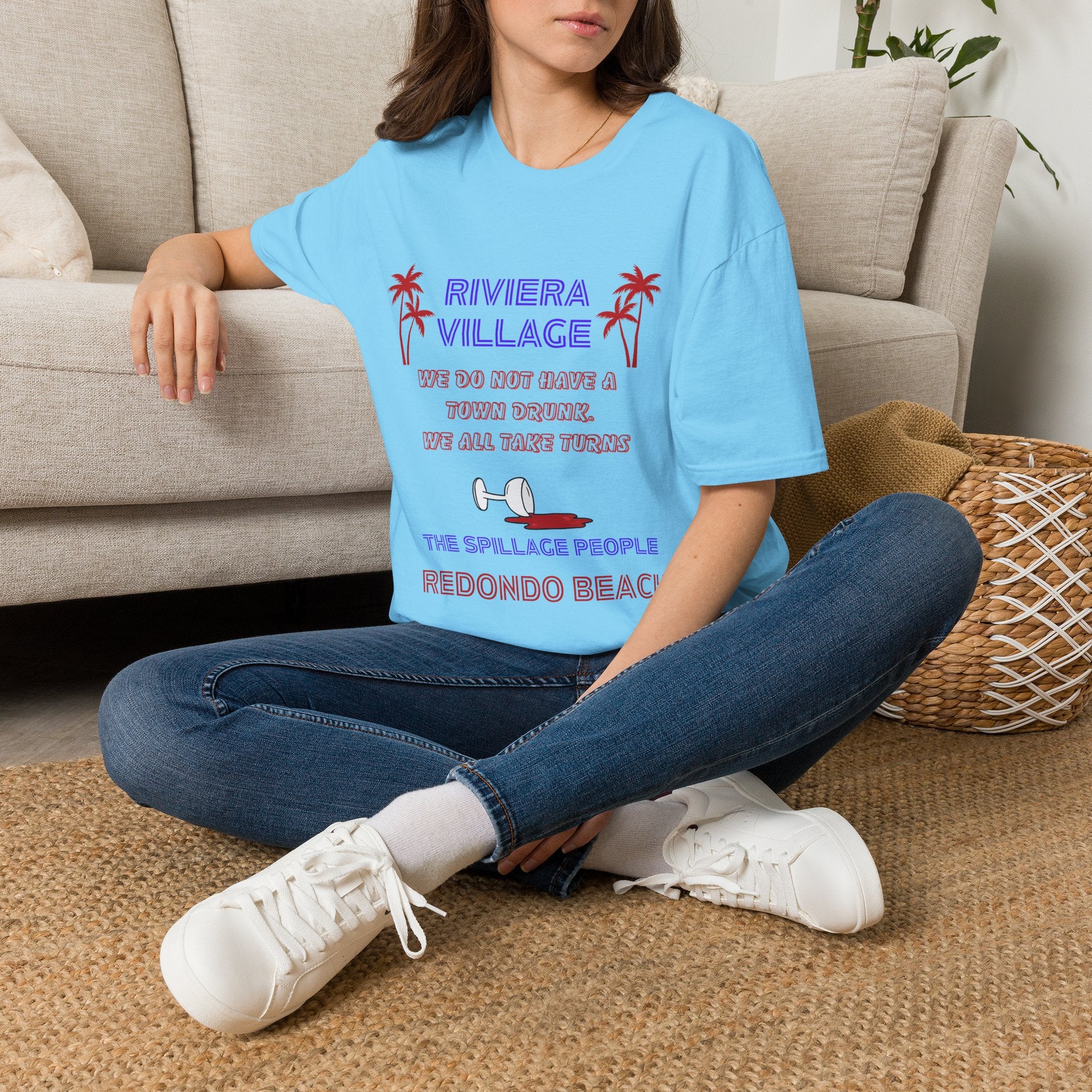 Riviera Village Redondo Beach - The Spillage People - Mens and Womans  Softstyle T-Shirt