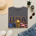 USA World Cup 2026 Soccer T-Shirt – American Flag & Trophy Design