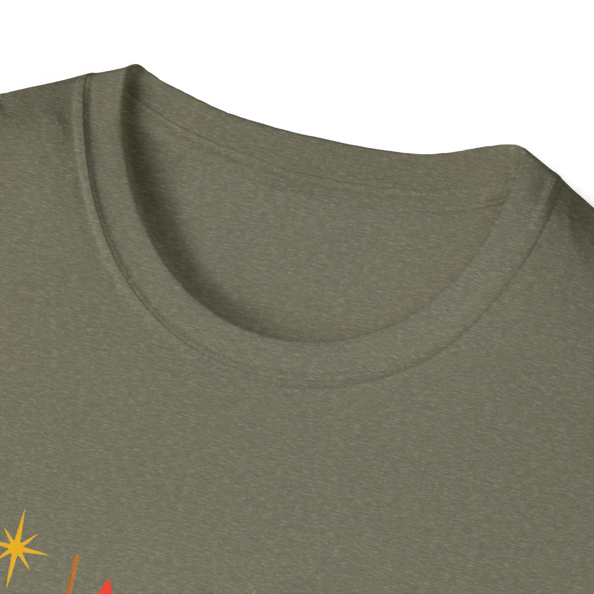 Retro Mid-Century Cats T-Shirt | Colorful Stylized Cat Illustration