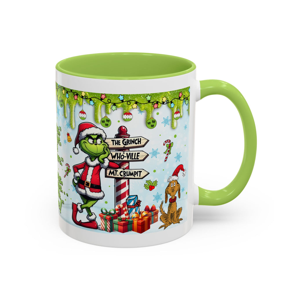 Grinch Christmas quote Accent Coffee Mug | 11oz 15oz