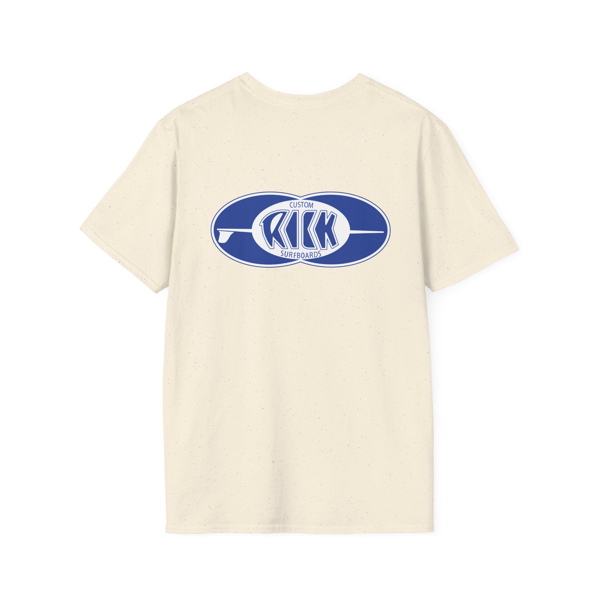 Rick Surfboards Unisex Softstyle T-Shirt Old School Hermosa Beach