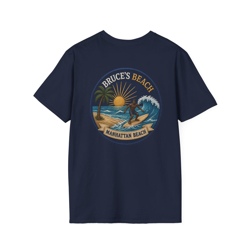 Bruce's Beach Manhattan Beach Surf Patch T-Shirt
