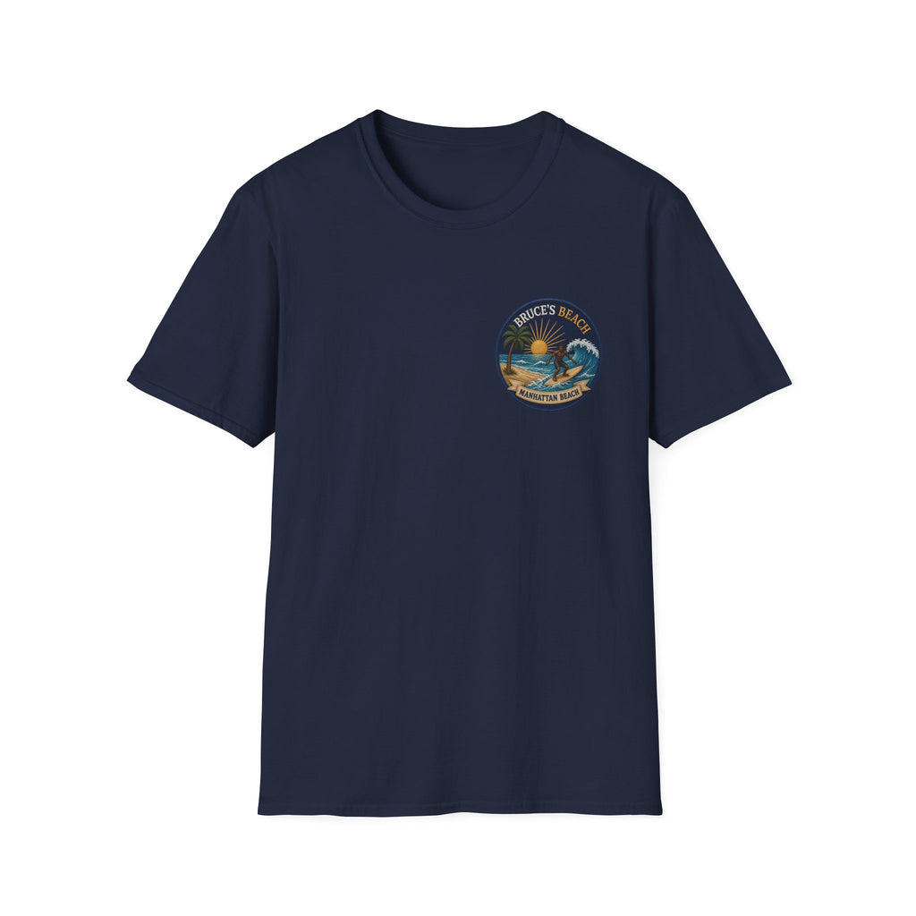 Bruce's Beach Manhattan Beach Surf Patch T-Shirt