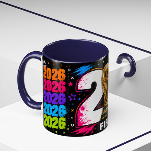 2026 FIFA World Cup Coffee Mug — Colorful Trophy Design (11/15oz)