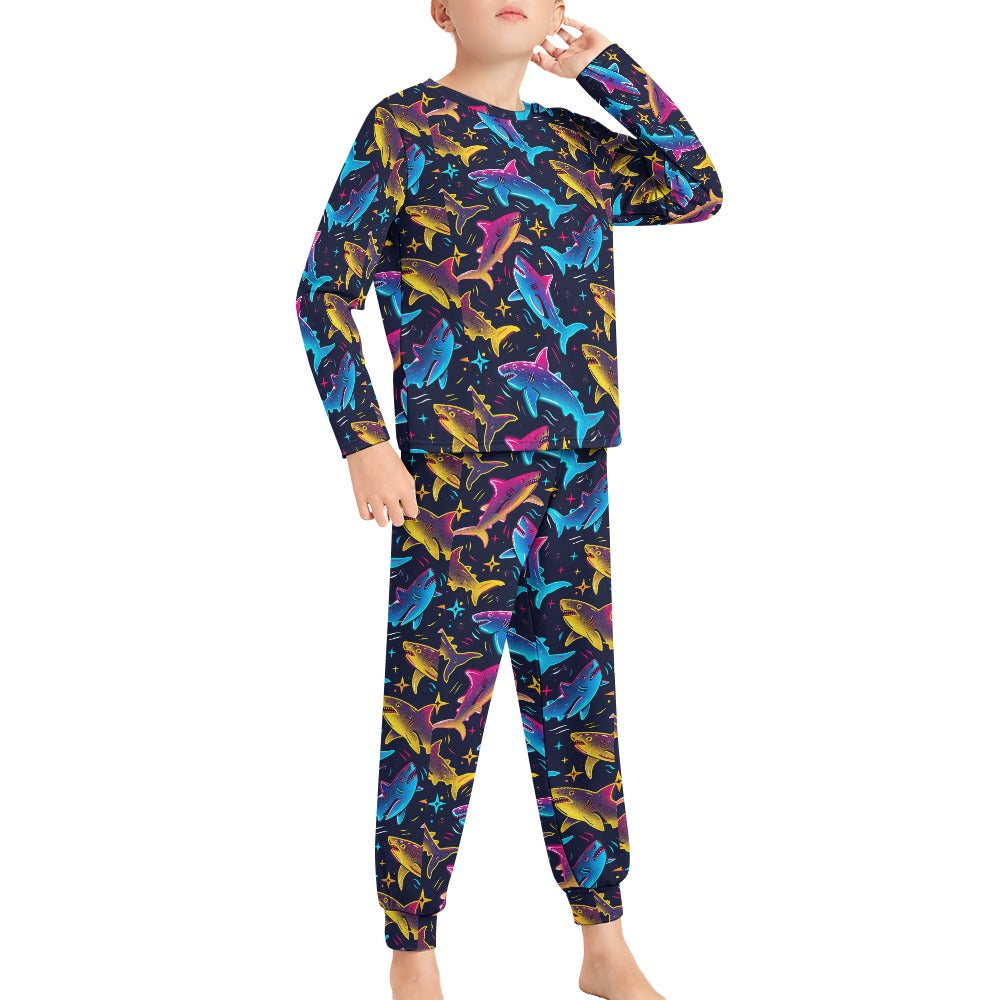 Sharks Boy's Pajama suit Free Shipping