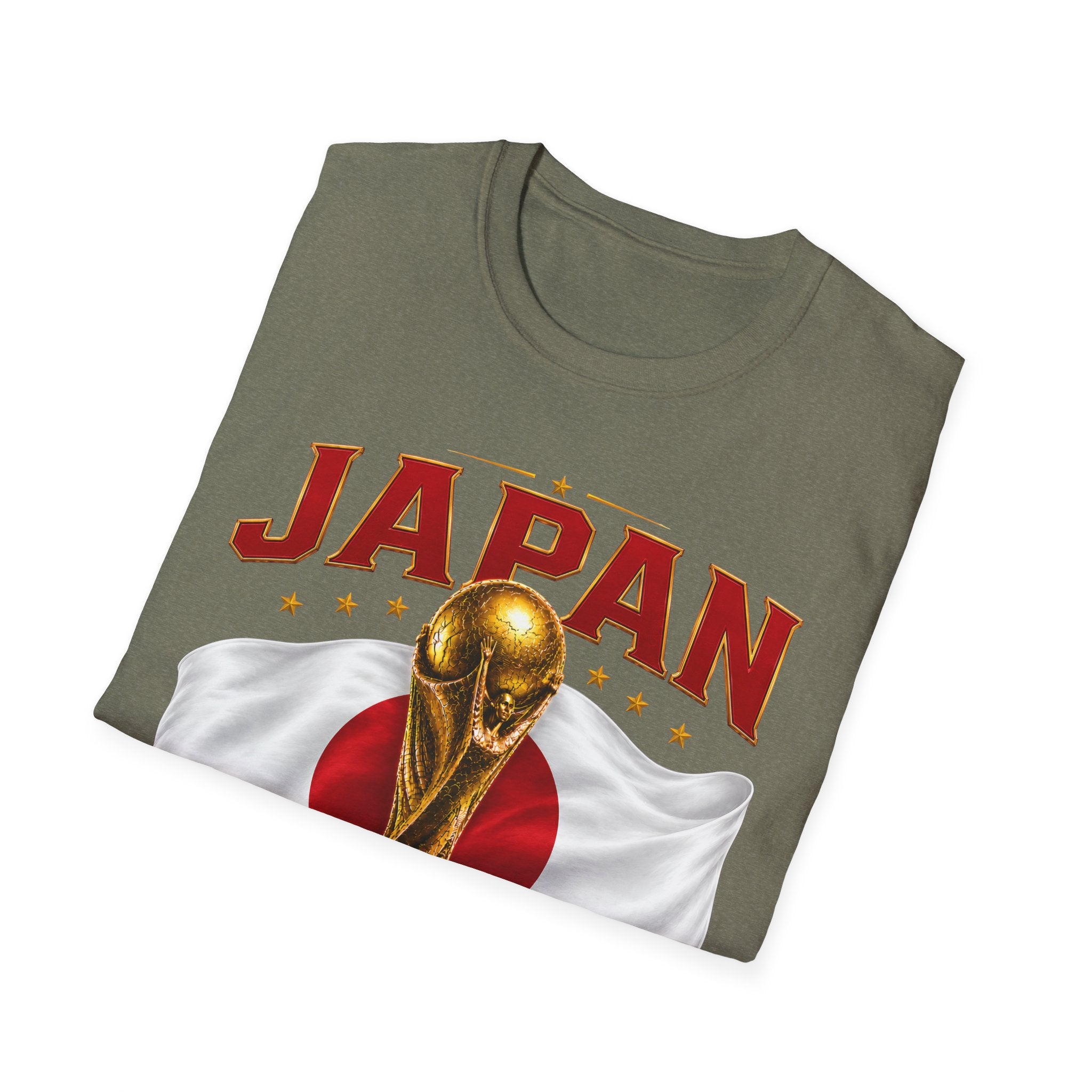 Japan 2026 World Cup T-Shirt — Golden Trophy Soccer Fan Tee