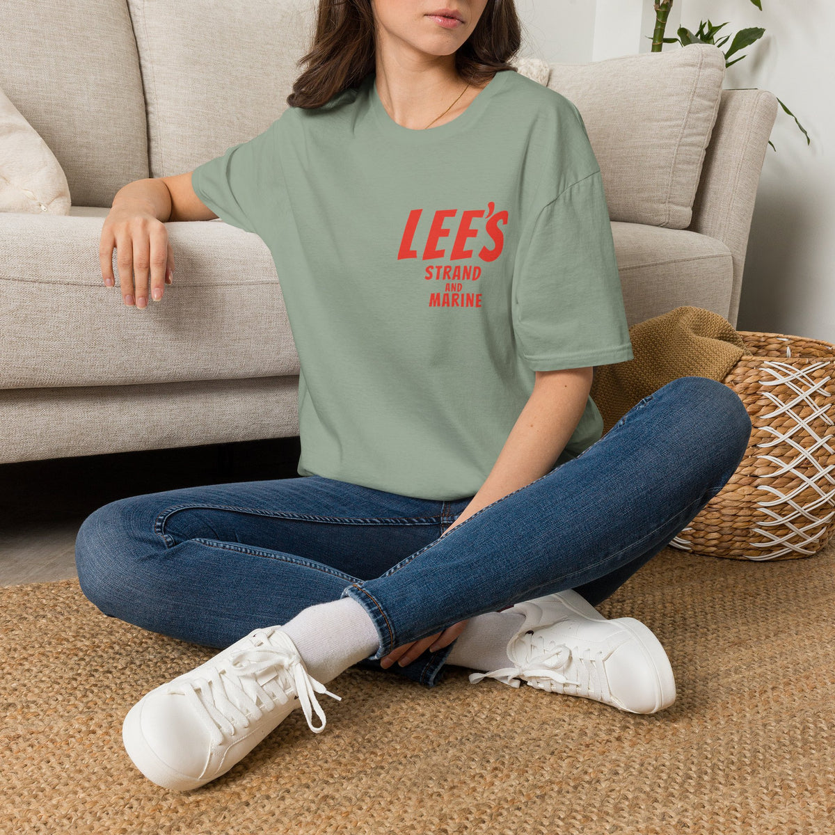 Greasy Lee's  Strand and Marine Old School T-Shirt | Manhattan Beach vintage surfer logo