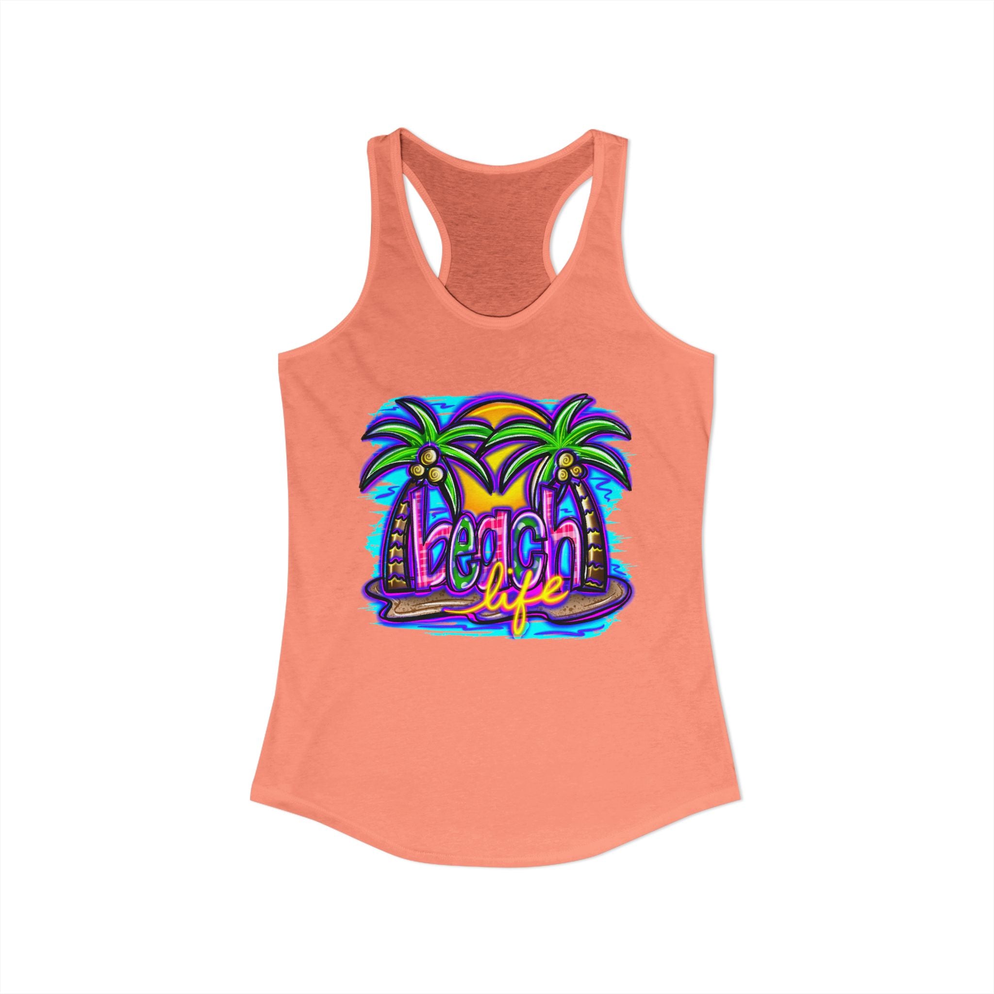 Beach Life Racerback Tank — Women's Beachy Summer Tank Top