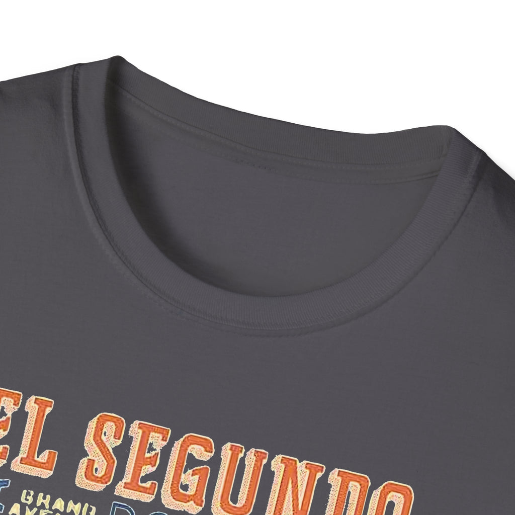 El Segundo Typography T-Shirt | Beach Town Landmarks Word Art