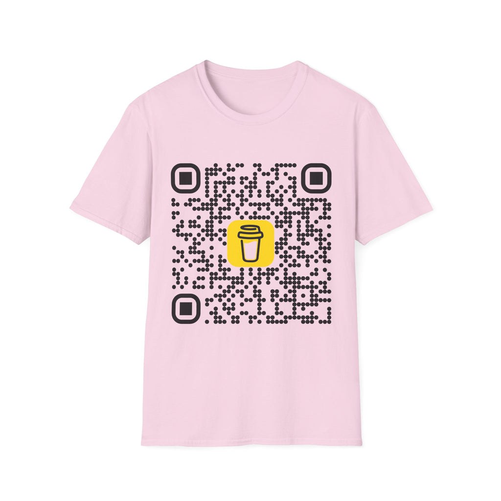 QR Code Coffee Tee — Scan-to-Order Coffee Shop T-Shirt