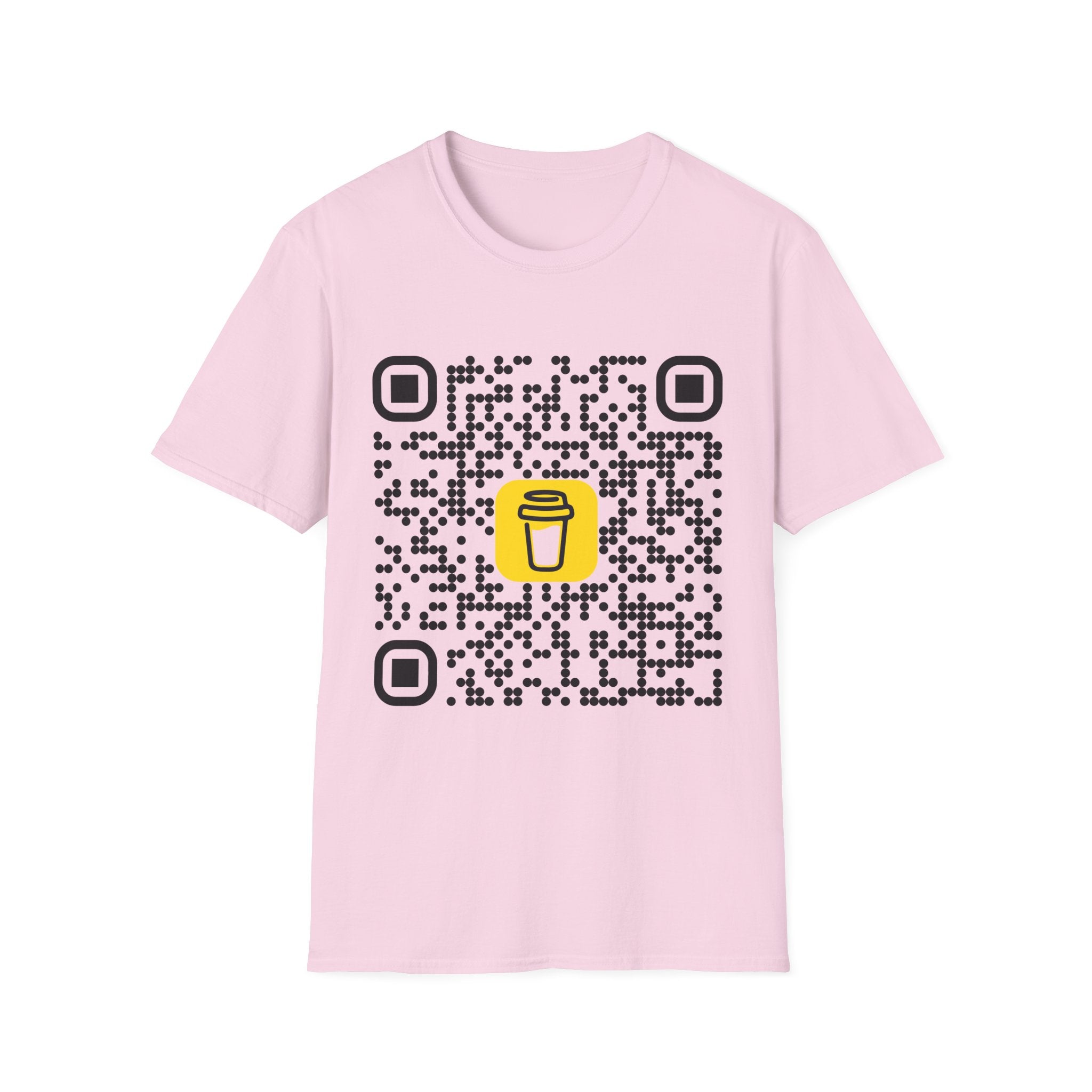 QR Code Coffee Tee — Scan-to-Order Coffee Shop T-Shirt