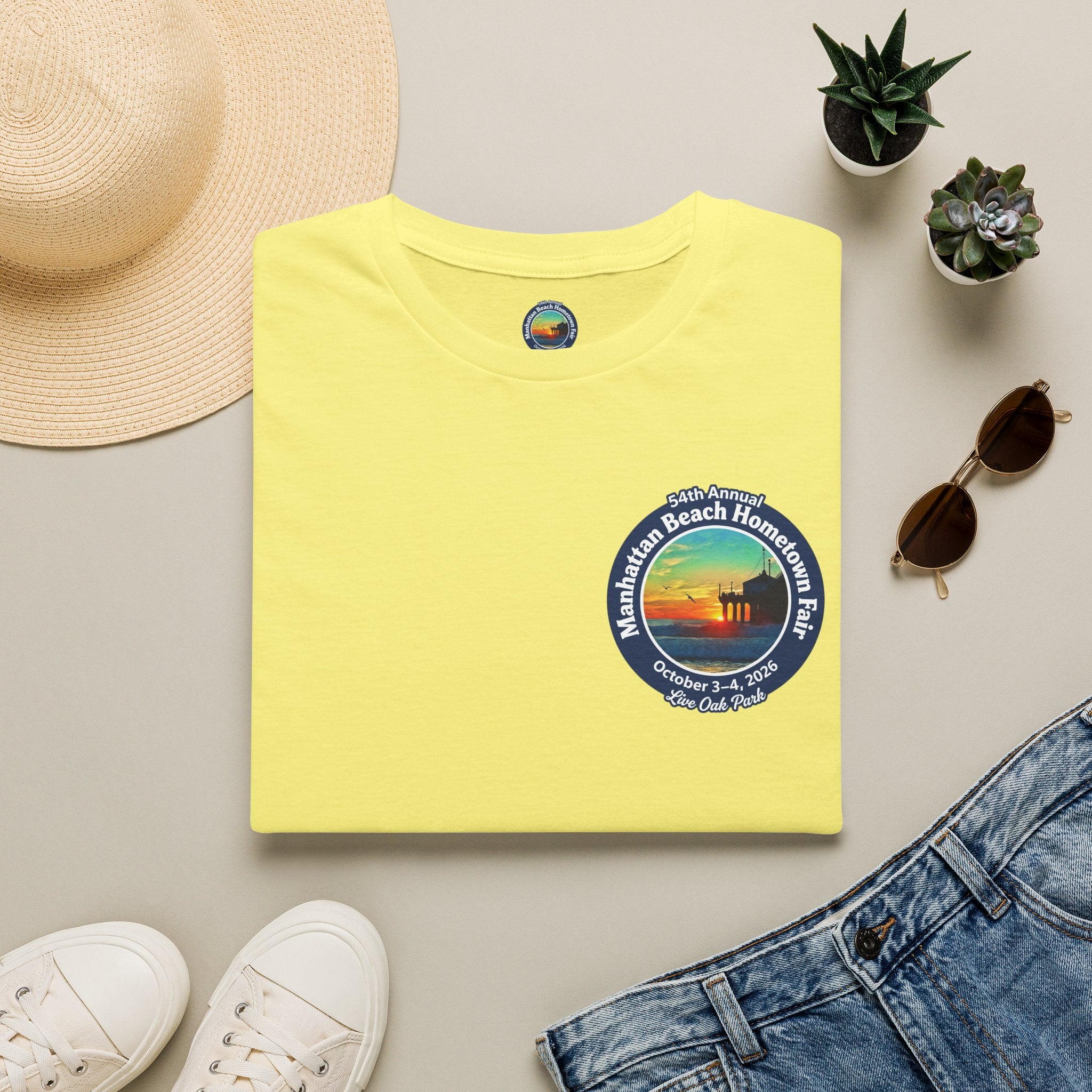 Manhattan Beach Hometown Fair Sunset T-Shirt 2026