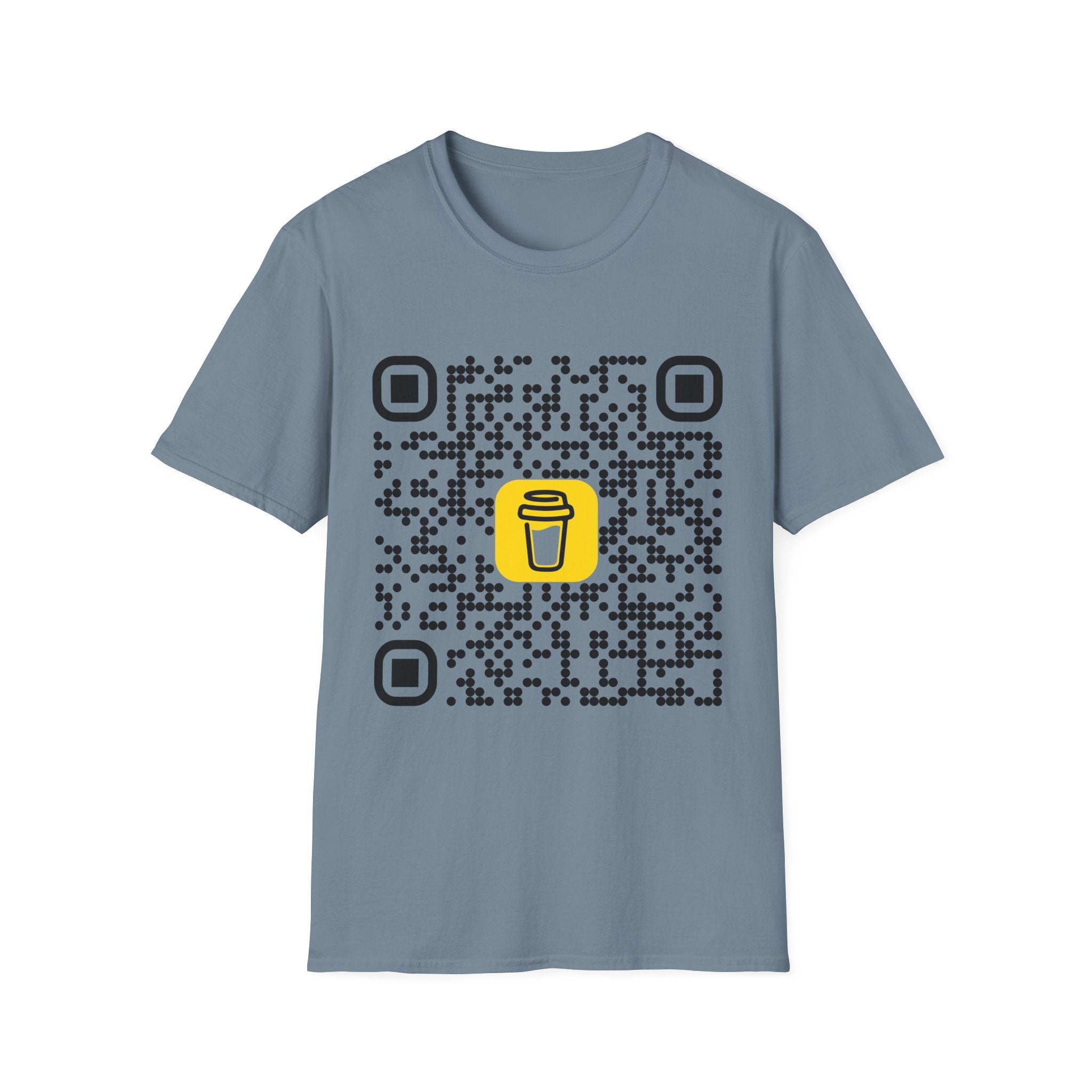 QR Code Coffee Tee — Scan-to-Order Coffee Shop T-Shirt