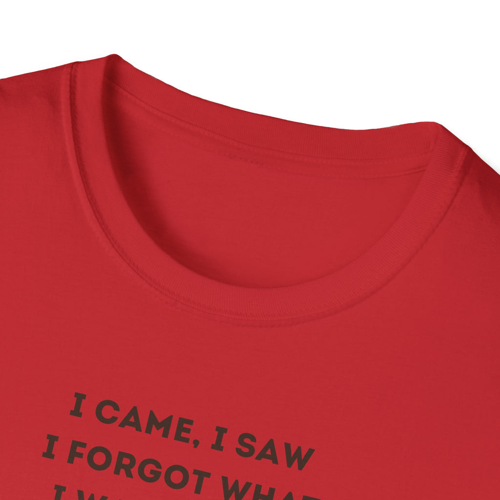 Funny Forgetful Grandpa Quote T-Shirt | Retro Grandpa I Got to Pee Illustration