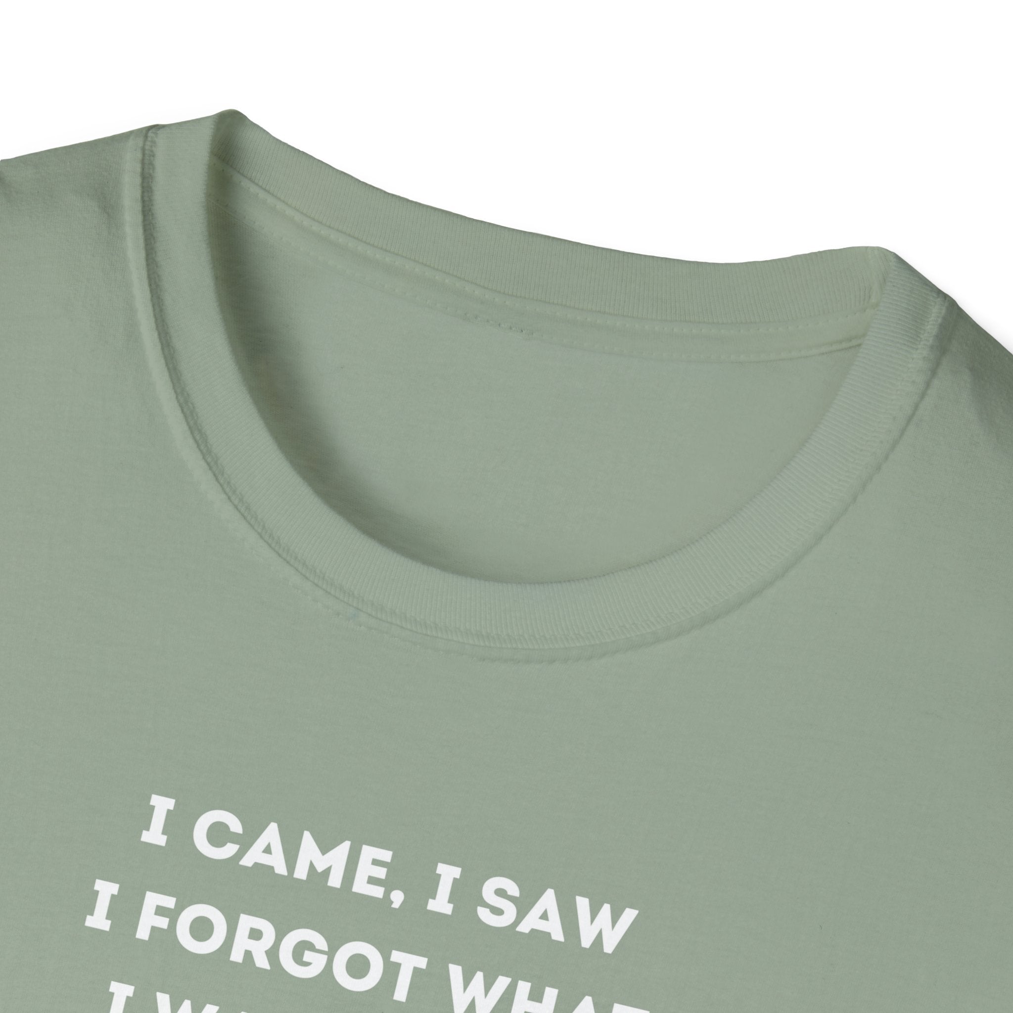 Funny Forgetful Grandpa Quote T-Shirt | I Got to Pee Coffee Cute Cartoon, Humorous Text Tee