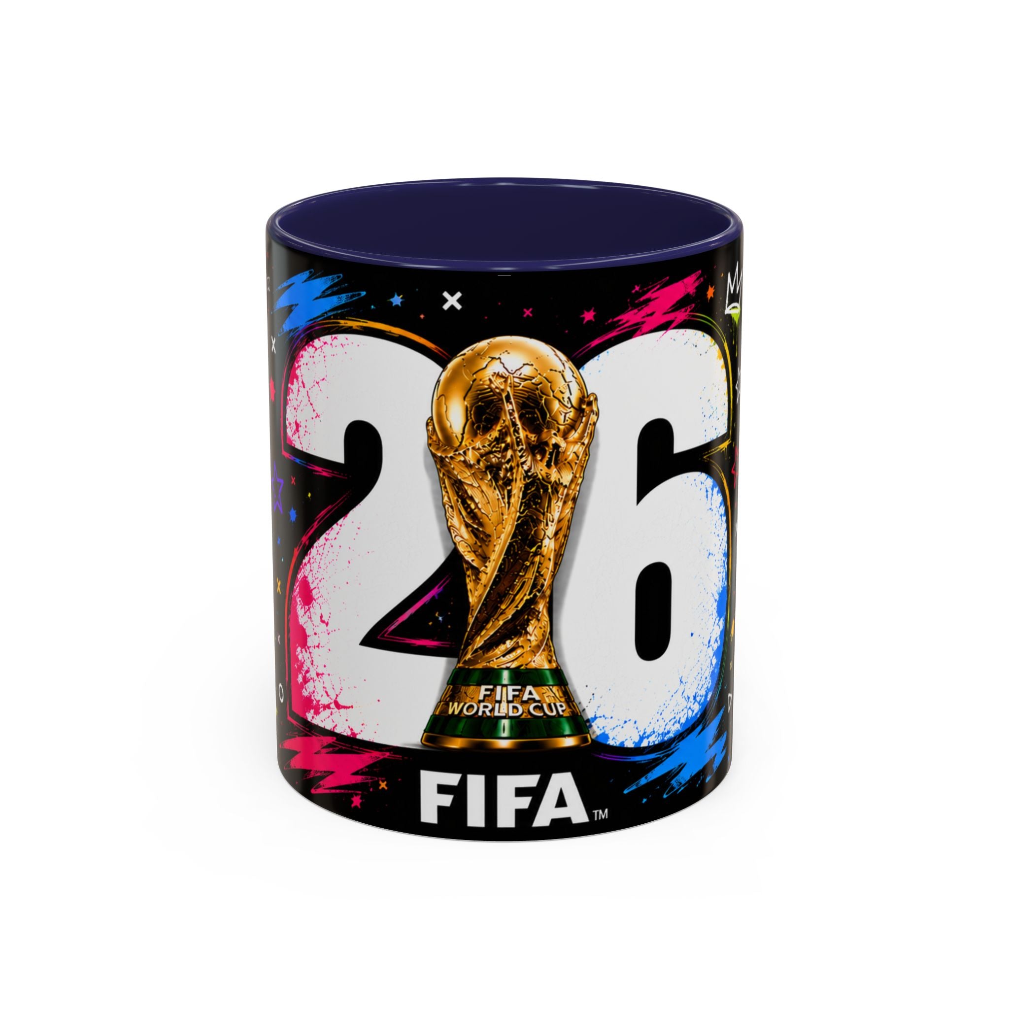 2026 FIFA World Cup Coffee Mug — Colorful Trophy Design (11/15oz)
