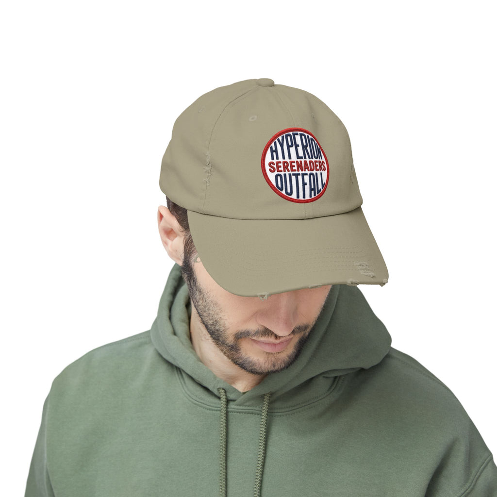 Distressed Cap — "Hyperion Outfall Serenaders" Manhattan Beach Patch Hat