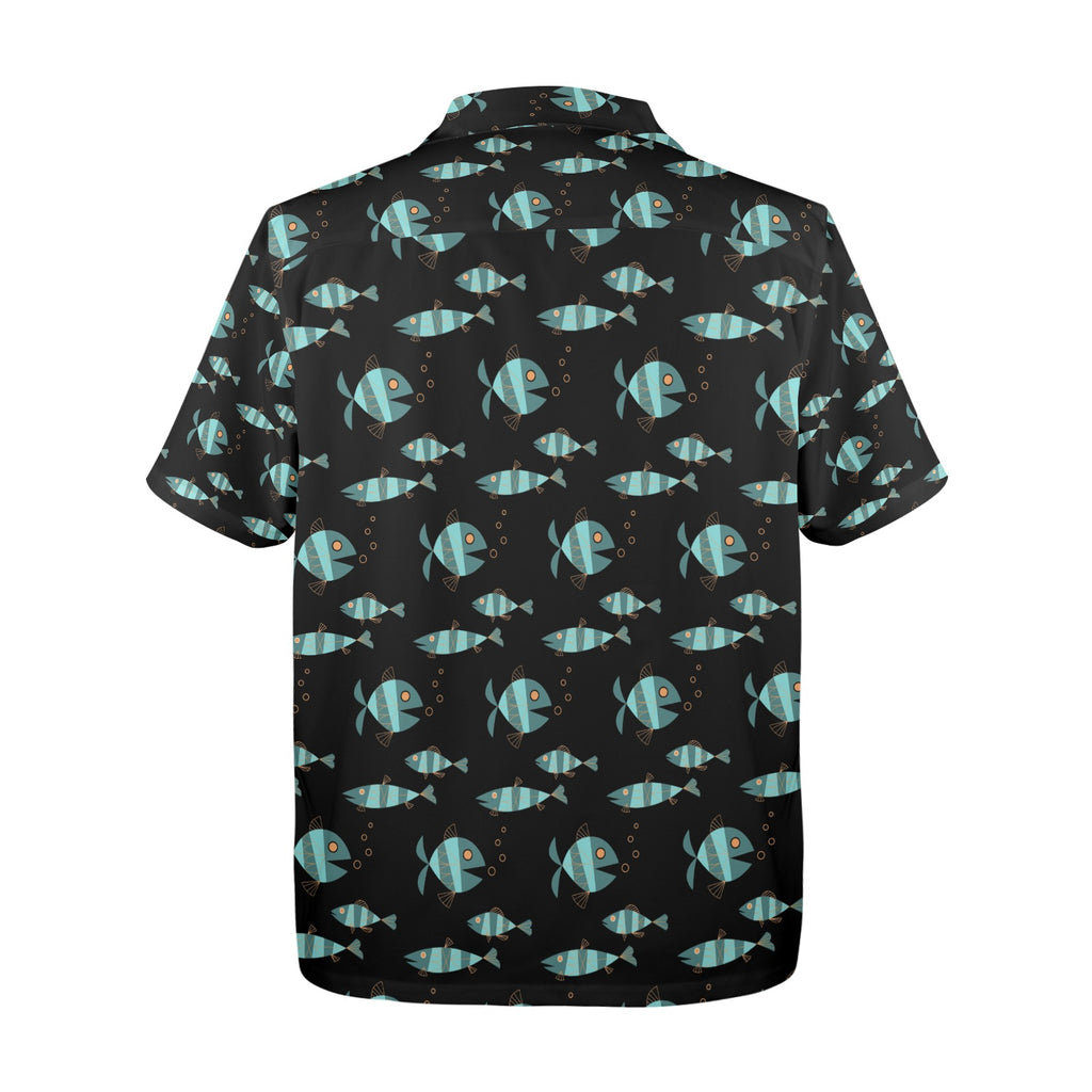 Metlox Pottery Manhattan Beach Old School Men's All Over Print Shirt Made In USA Ships to USA Only