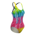 South Bay Tie-Dye Floral Pattern Ladies One Piece Swimsuit