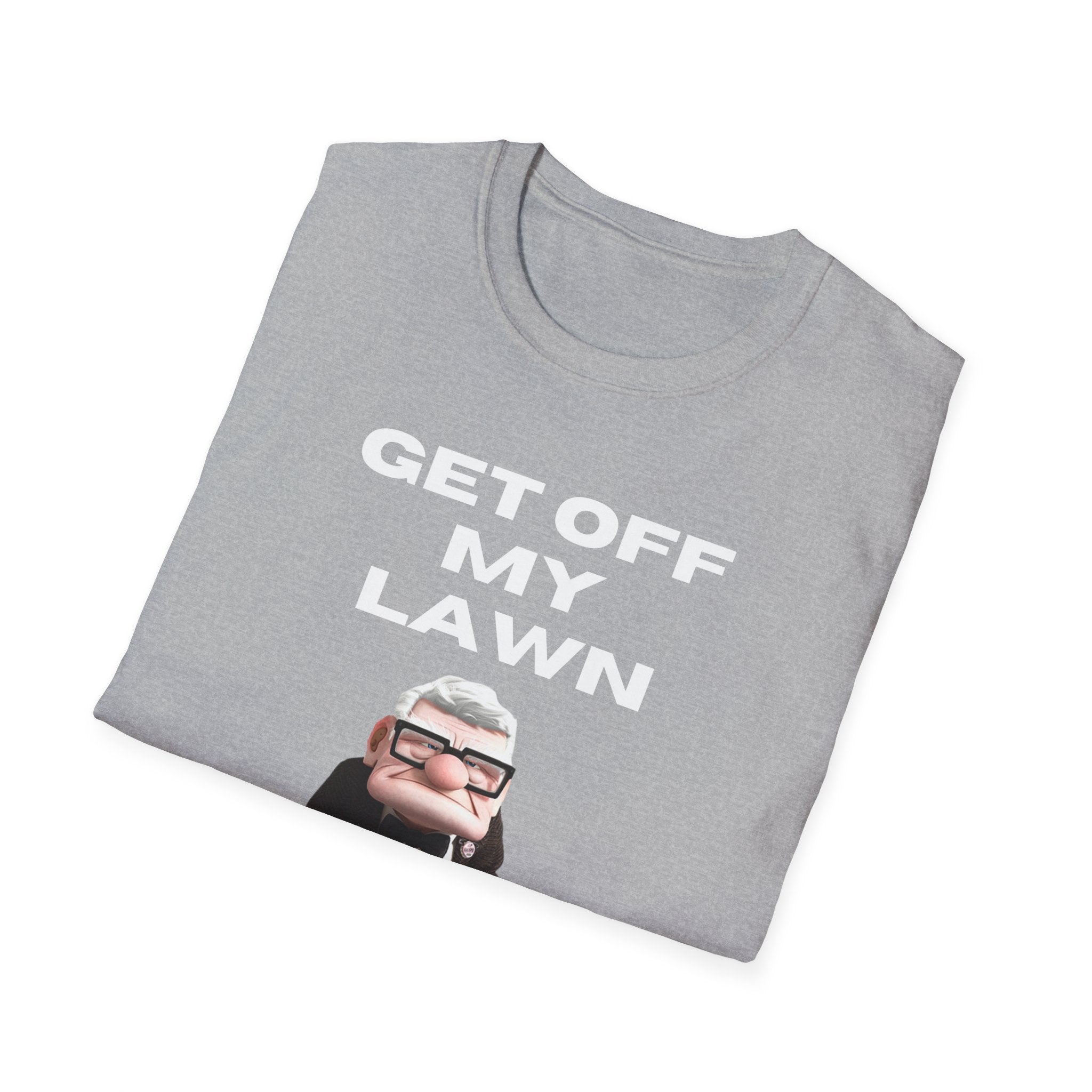 GET OFF My Lawn mens womans Softstyle T-Shirt