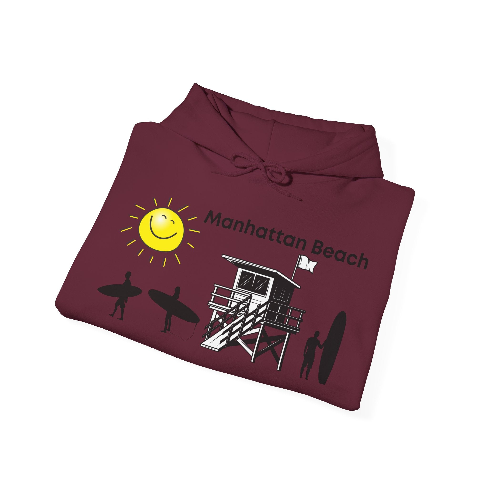 Manhattan Beach California Unisex Heavy Blend™ Hooded Sweatshirt