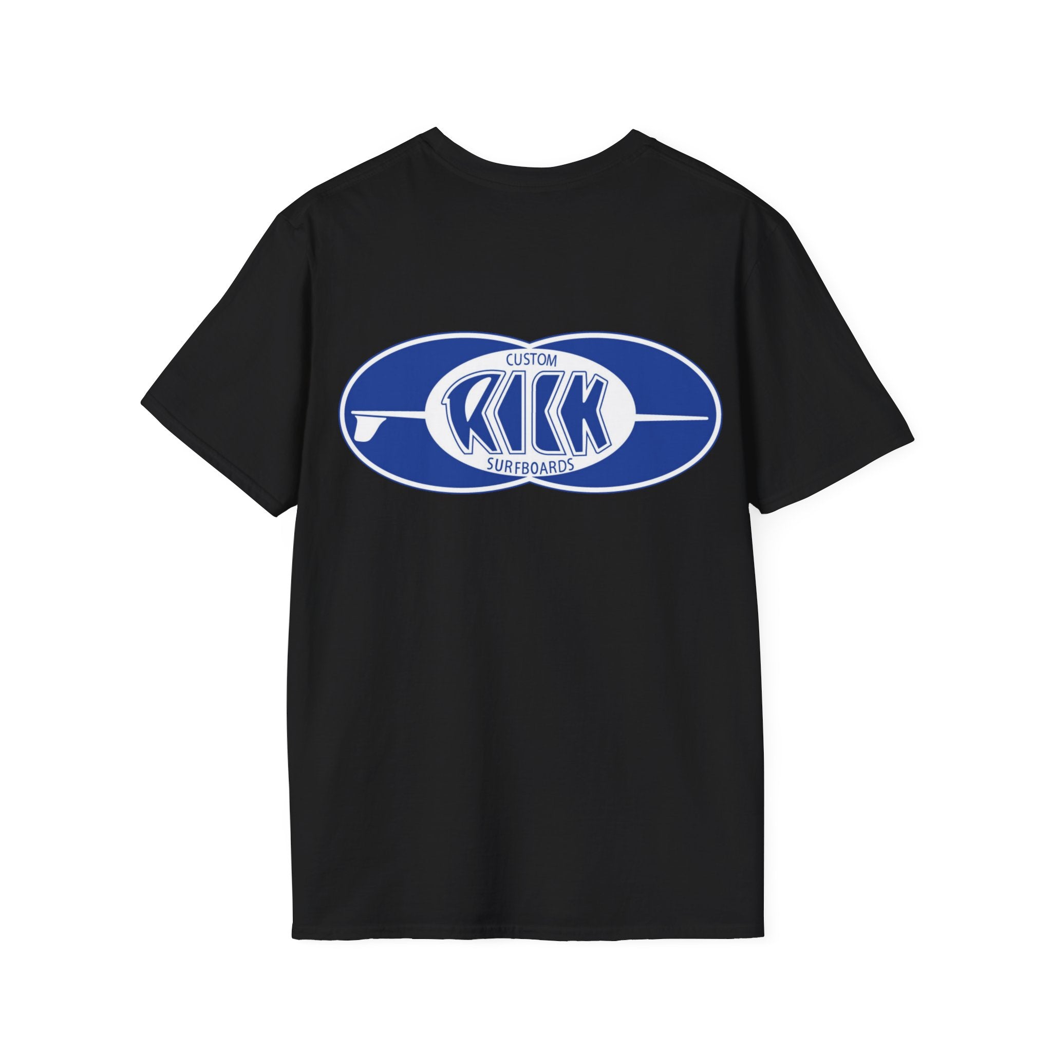 Rick Surfboards Graphic T-Shirt — Printed Front & Back (Multiple Colors)