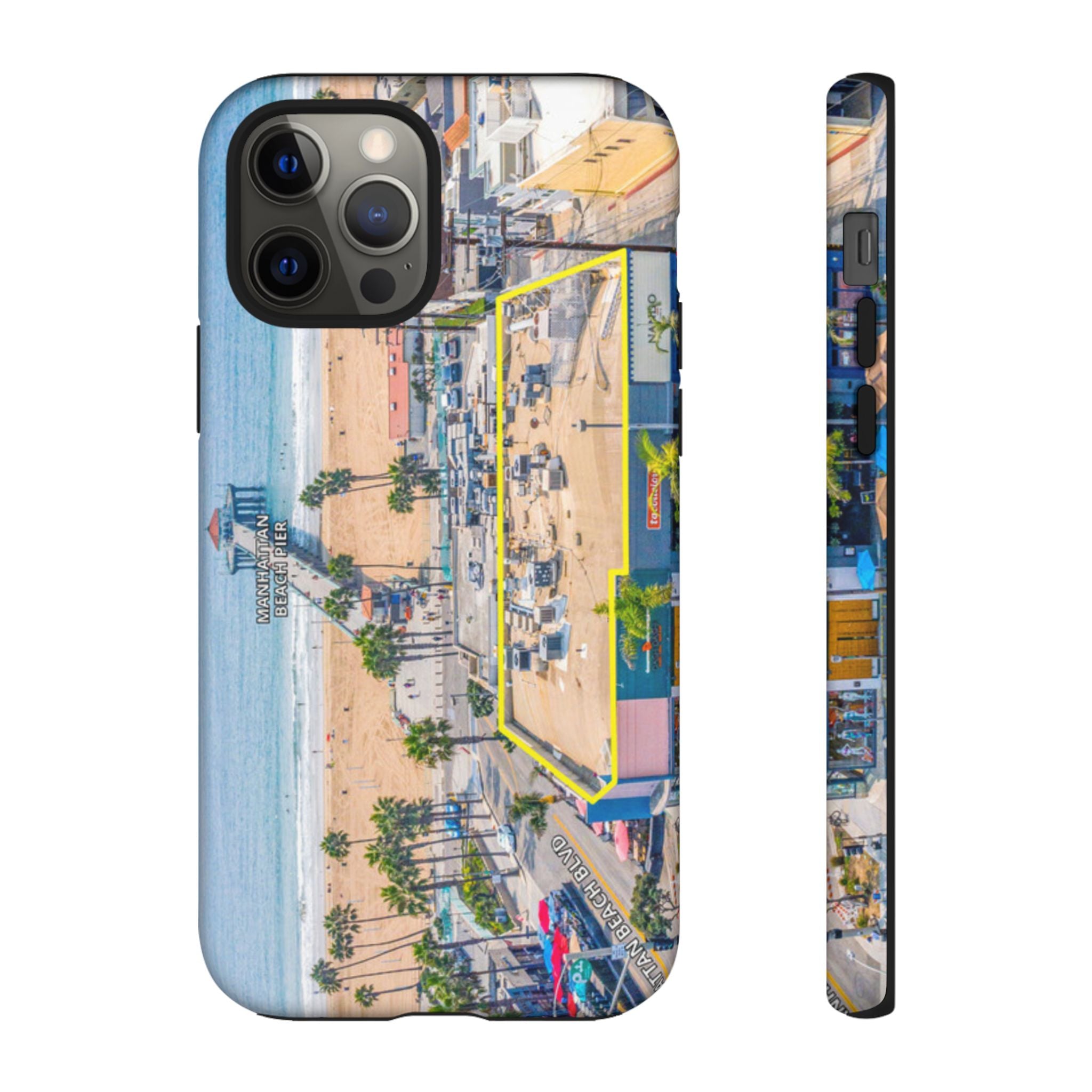 Phone Cases, Manhattan Beach California iPhone Samsung Google Tough Cases, Beach Lovers Gifts, Coastal Accessories, Ocean Phone Covers,