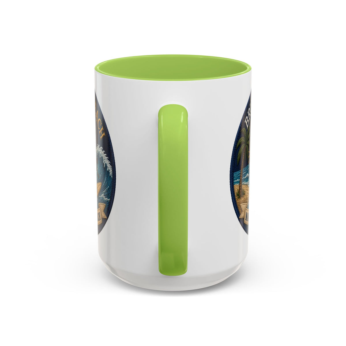 Bruce's Beach Manhattan Beach Surf Mug – Accent Coffee Cup (11/15oz)