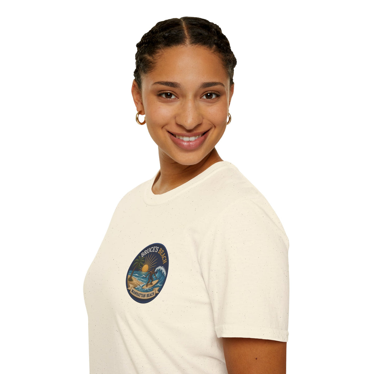 Bruce's Beach Manhattan Beach Surf Patch T-Shirt