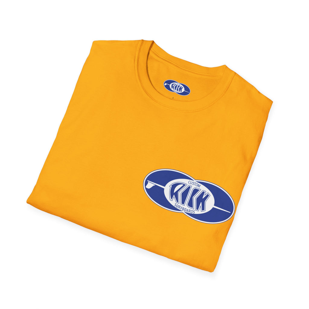Rick Surfboards Graphic T-Shirt — Printed Front & Back (Multiple Colors)