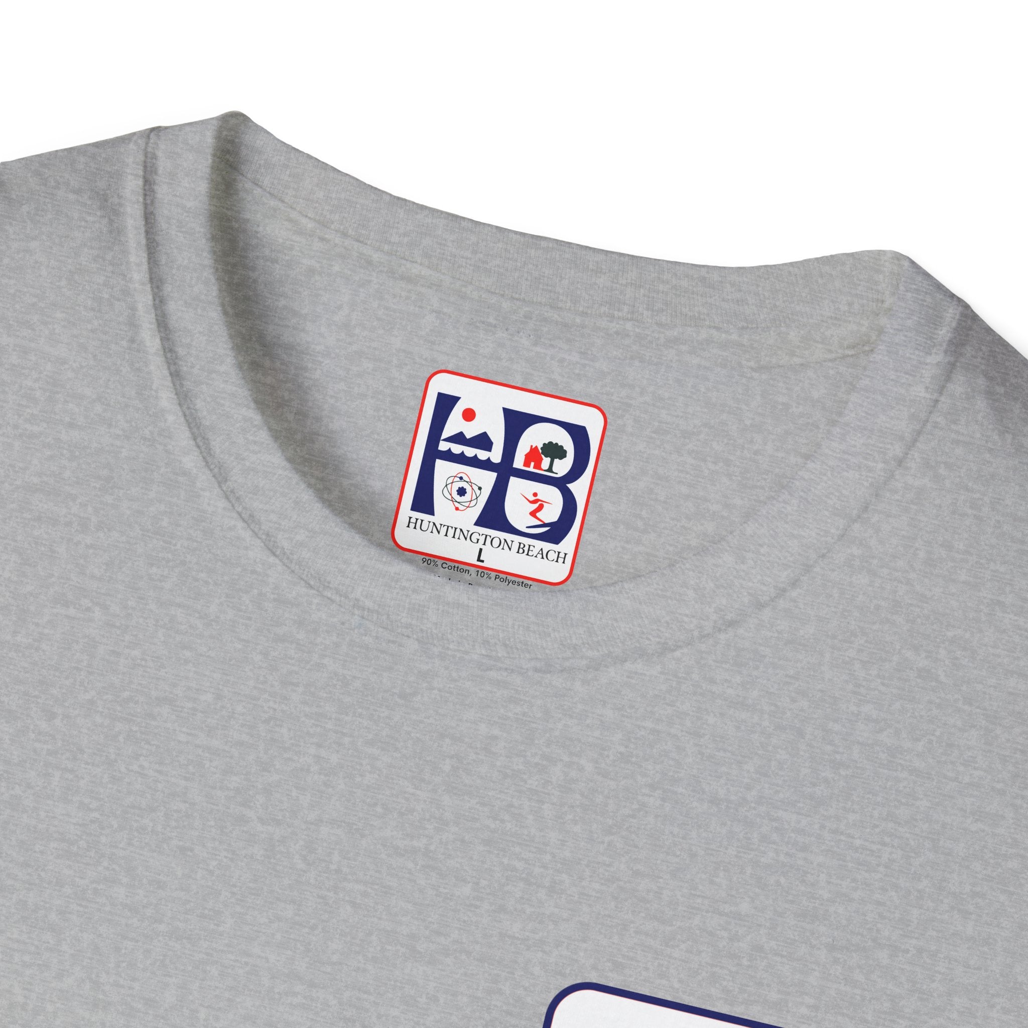 Huntington Beach Retro Logo T-Shirt — HB Surf & Sunset Tee (printed 3 side)