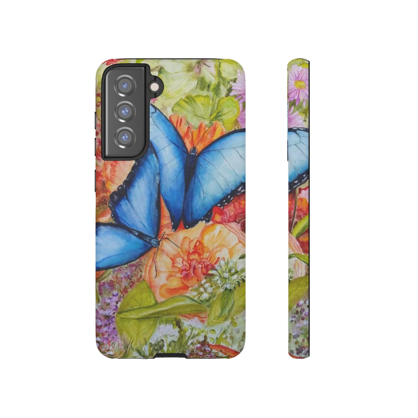 California Blue Butterfly - All IPhone and Samsung Tough Cases