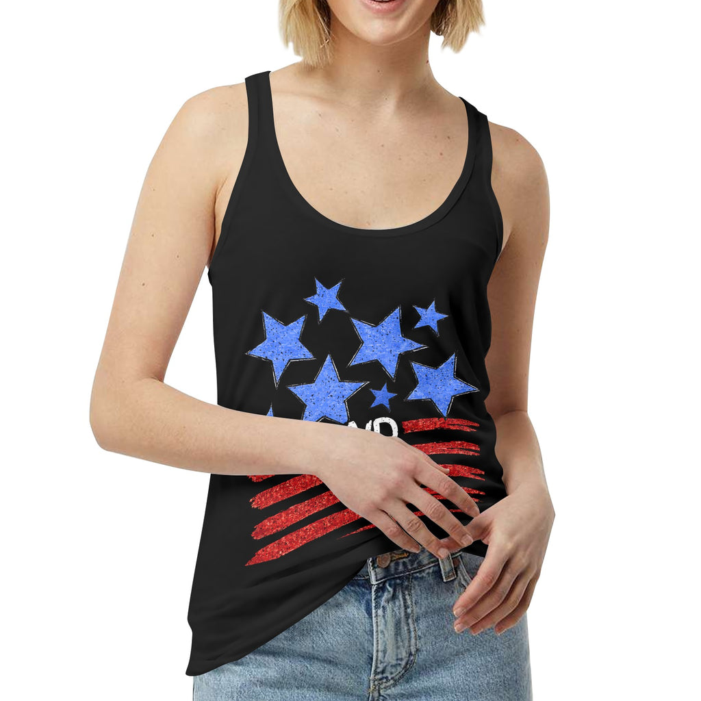 Stars and Stripes Women's Tank Top Made in USA