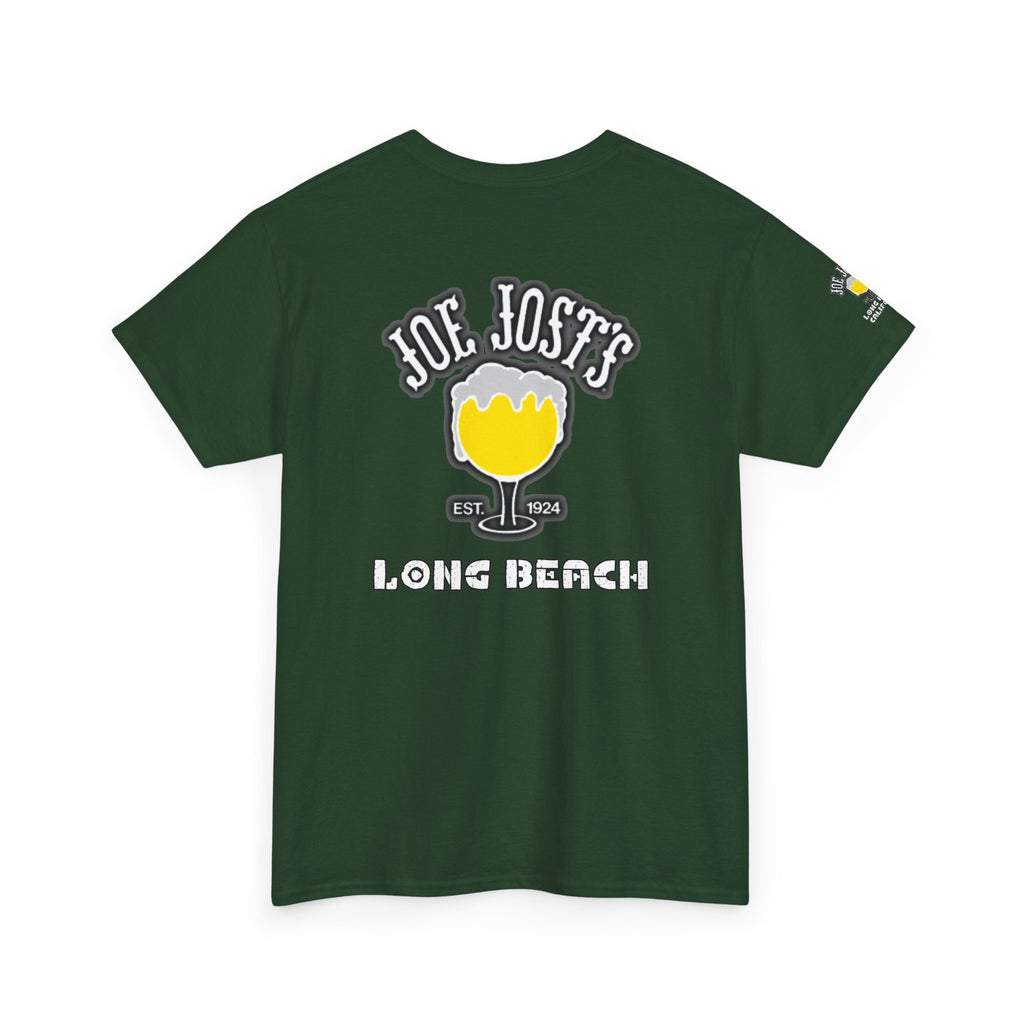 Joe Josts Long Beach California Men's and Woman's Heavy Cotton Tee - Printed 4 Areas