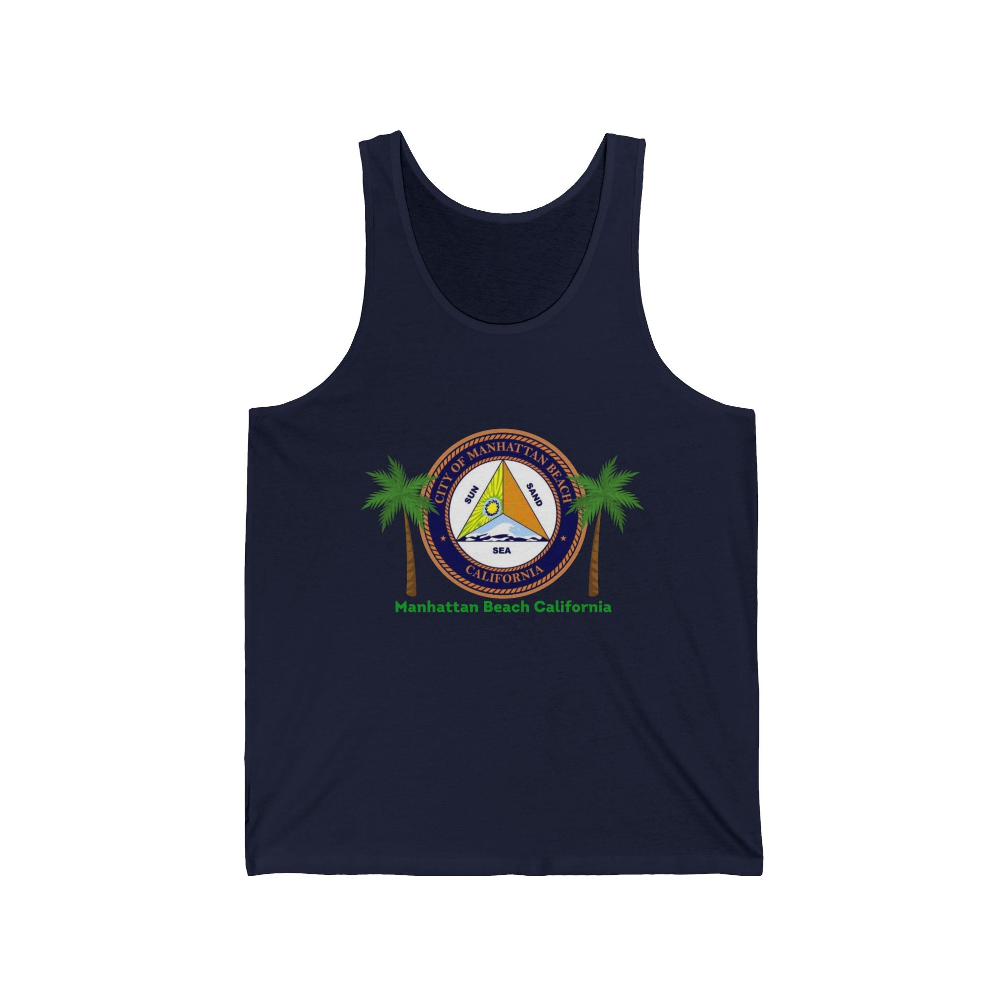 Manhattan Beach California 90266 - Unisex Jersey Tank