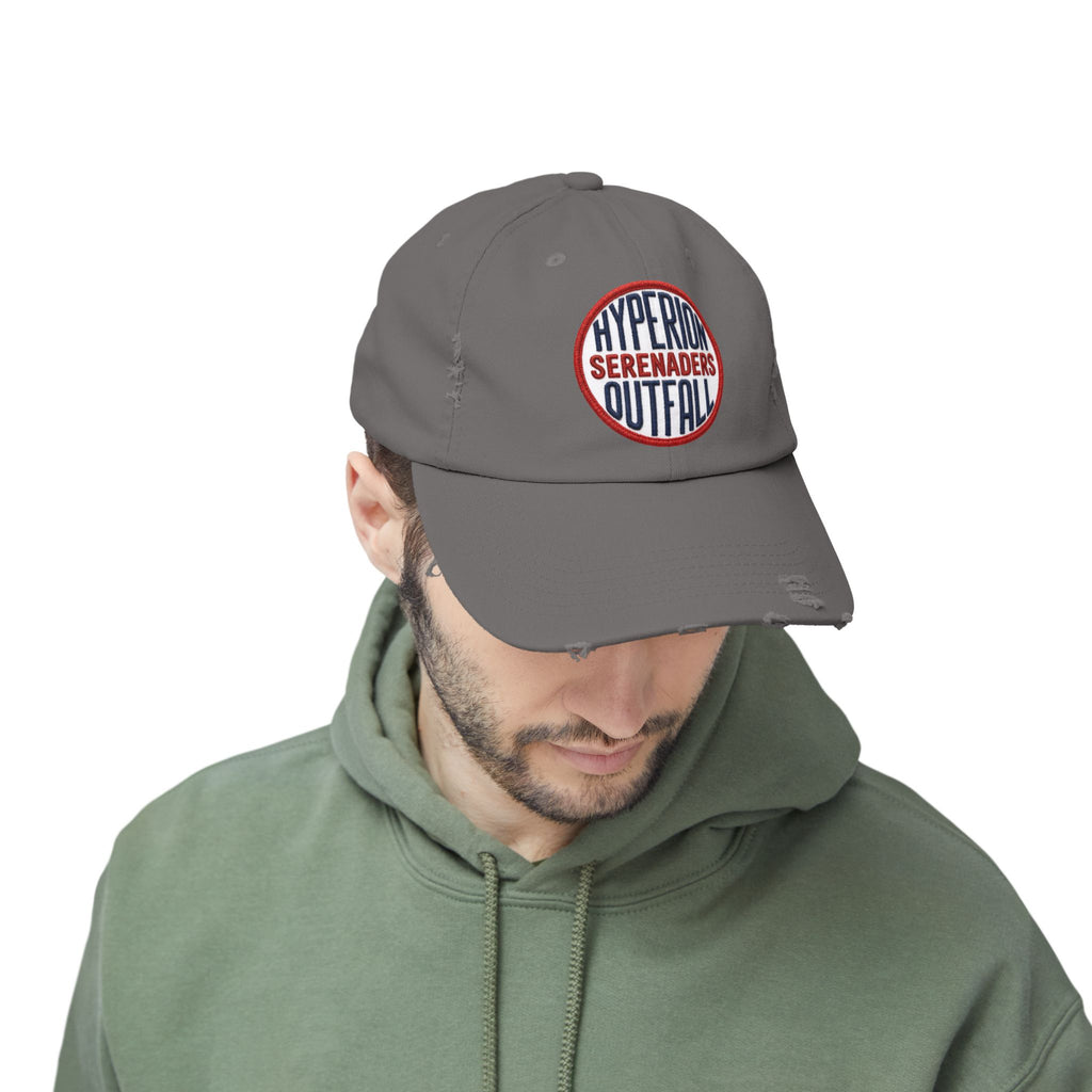 Distressed Cap — "Hyperion Outfall Serenaders" Manhattan Beach Patch Hat