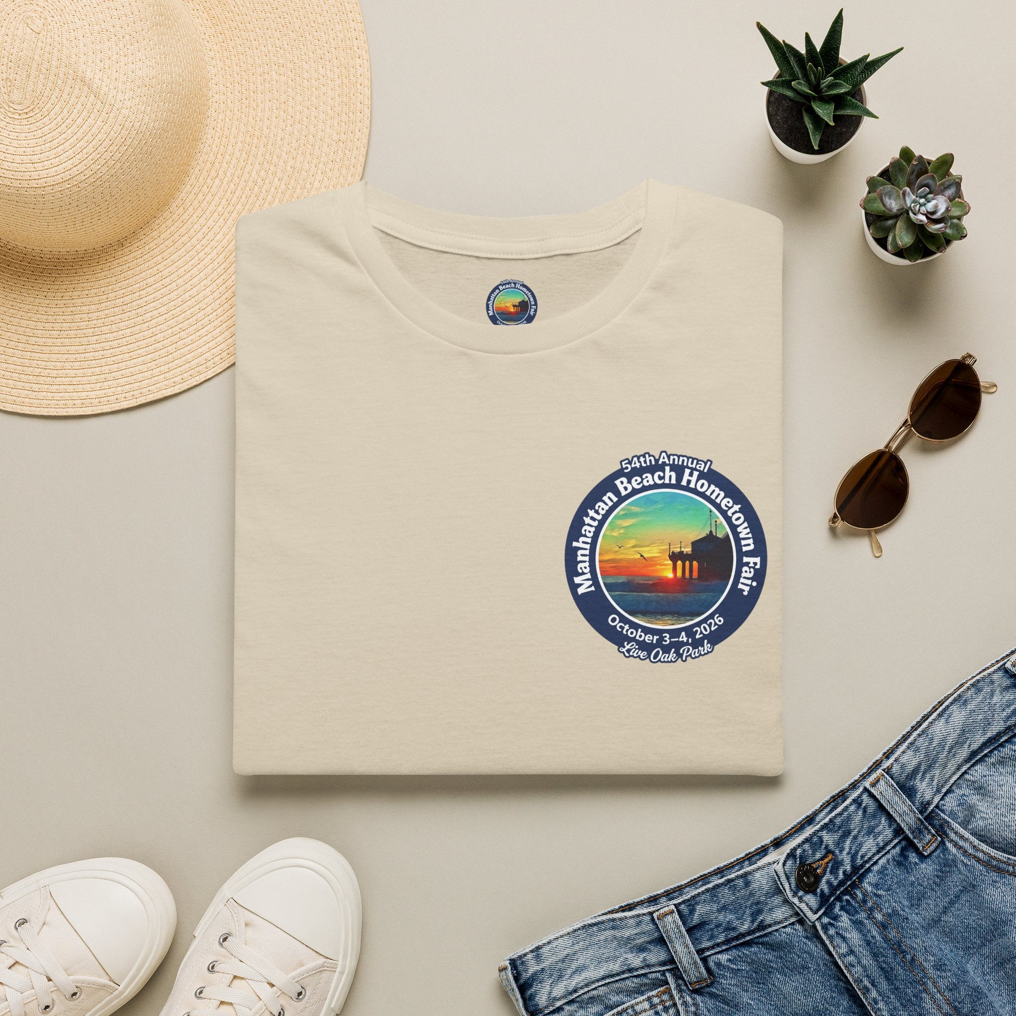 Manhattan Beach Hometown Fair Sunset T-Shirt 2026