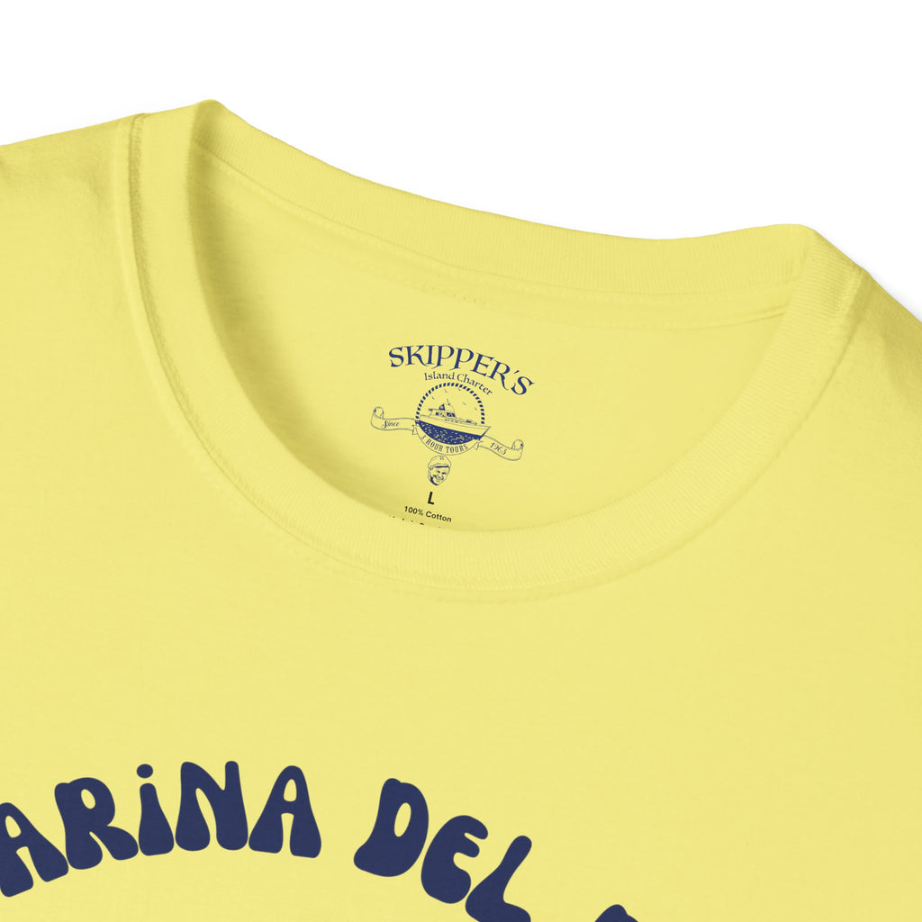 Marina Del Rey Ship Wheel logo T-Shirt | SS Minnow Island Charters, 3 Hour Tours