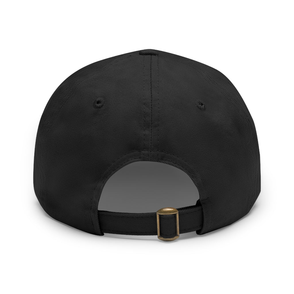 Proud to be Called Beach Trash Manhattan Beach  Leather Patch Dad Hat — Vintage Manhattan Beach Logo
