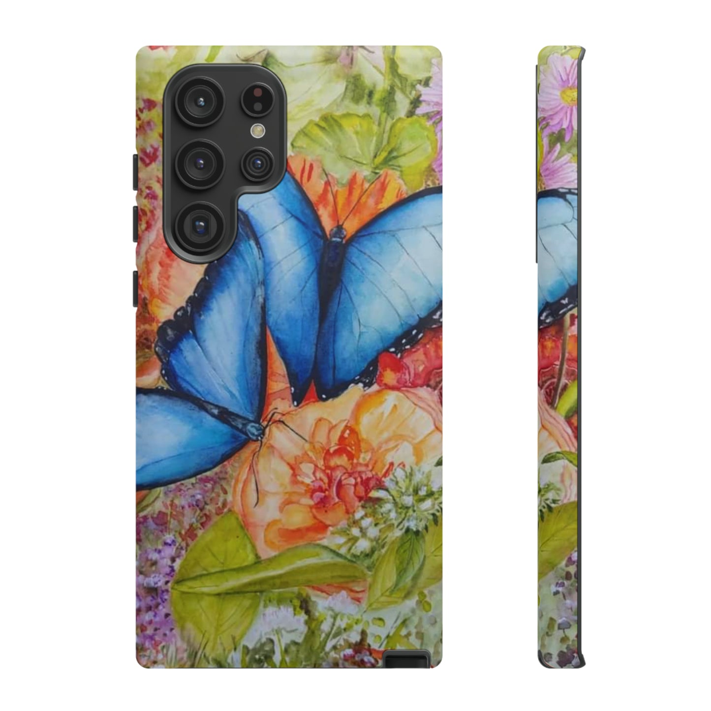 California Blue Butterfly - All IPhone and Samsung Tough Cases