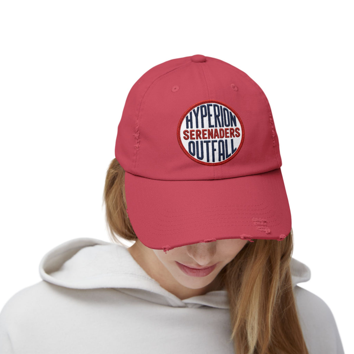 Distressed Cap — "Hyperion Outfall Serenaders" Manhattan Beach Patch Hat