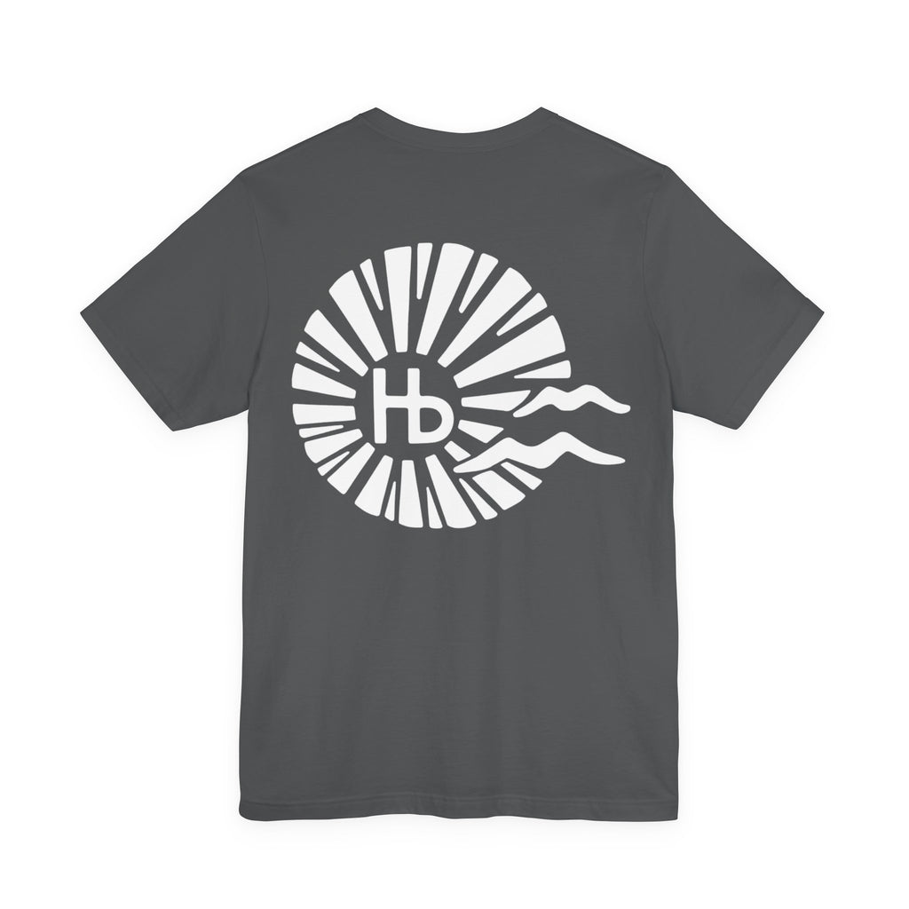Hermosa Beach Tee — Colorful Front/Back Print Jersey T-Shirt
